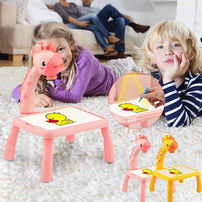 KIDS DRAWING PROJECTOR TABLE BOARD